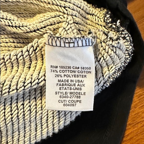 Joie Made in USA Cotton Blend Oversized Wide Neck Top - Picture 7 of 7